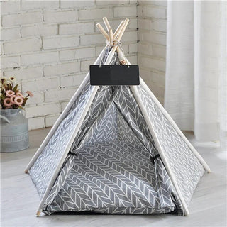 PORTABLE PET TENT BED