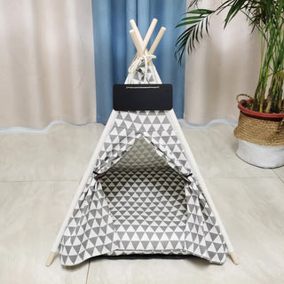 PORTABLE PET TENT BED