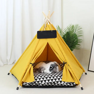 PORTABLE PET TENT BED